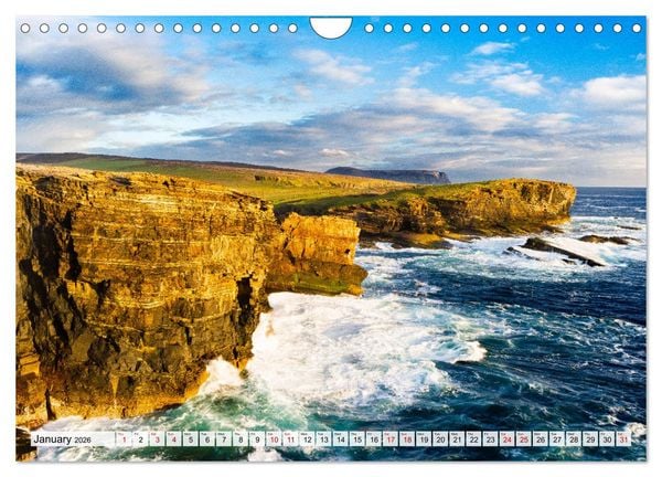 Produktbild: Scotland's Northern Isles - The Orkney and Shetland Islands (Wall Calendar 2026 DIN A4 landscape), CALVENDO 12 Month Wall Calendar