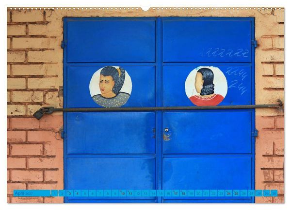 Produktbild: Benin M&auml;rkte Farben Voodoo (Wandkalender 2027 DIN A2 quer), CALVENDO Monatskalender
