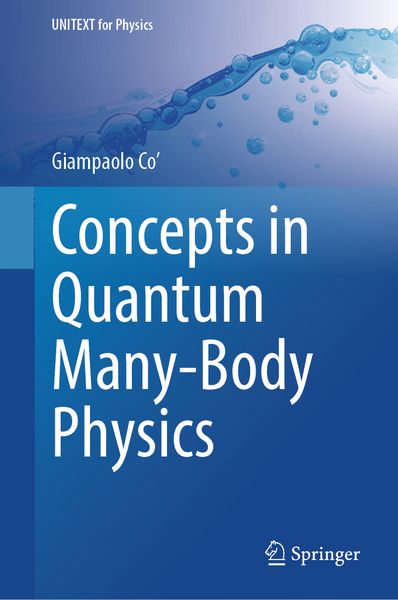 Produktbild: Concepts in Quantum Many-Body Physics