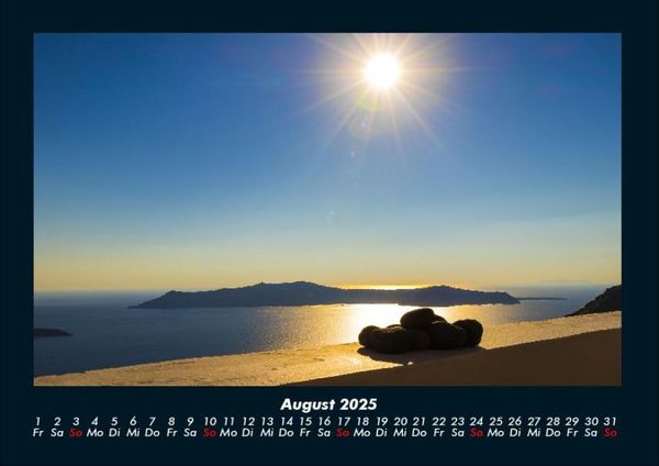 Produktbild: Landschaftskalender 2025 Fotokalender DIN A4