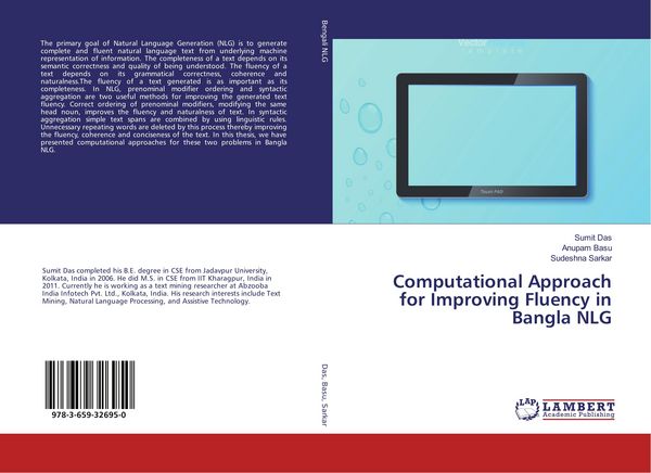 Produktbild: Computational Approach for Improving Fluency in Bangla NLG