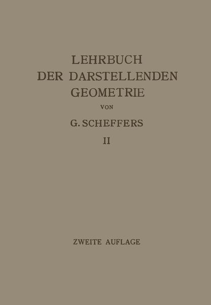 Produktbild: Lehrbuch der Darstellenden Geometrie