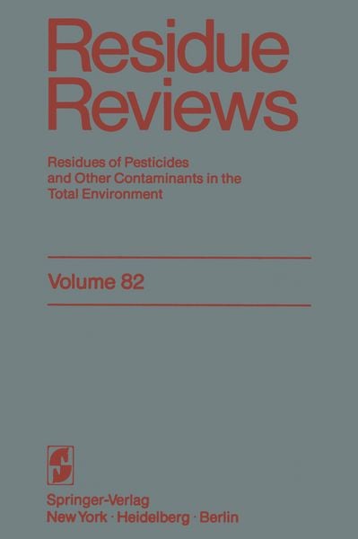 Produktbild: Residue Reviews