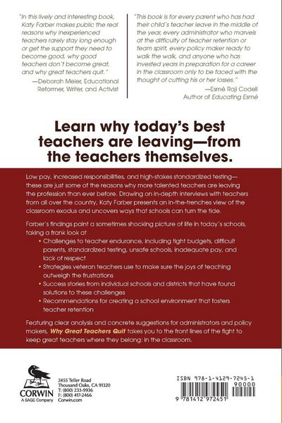 Produktbild: Why Great Teachers Quit