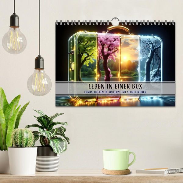 Produktbild: Leben in einer Box (Wandkalender 2026 DIN A4 quer), CALVENDO Monatskalender