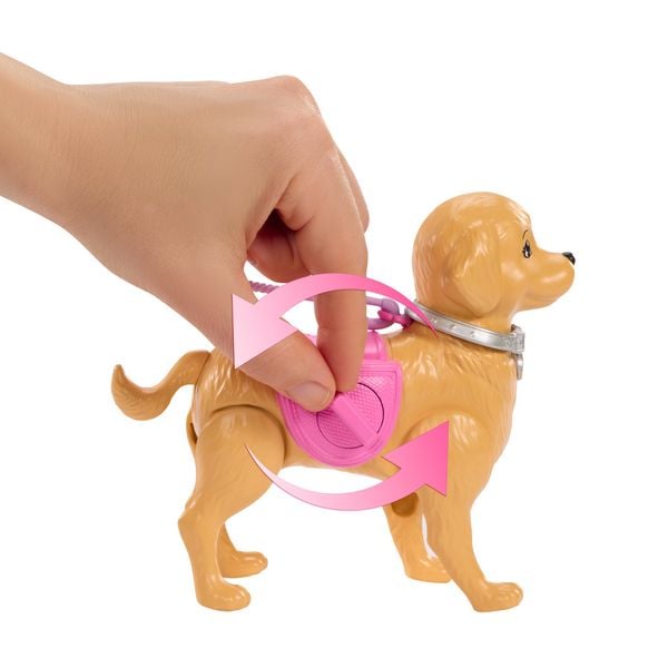 Produktbild: Barbie Hundespaziergang Spielset mit Puppe