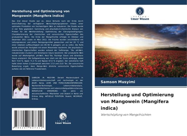 Produktbild: Herstellung und Optimierung von Mangowein (Mangifera indica)