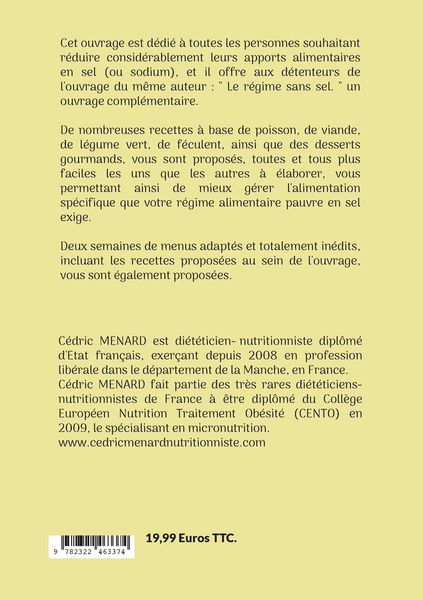 Produktbild: Mes recettes faciles pauvres en sel.