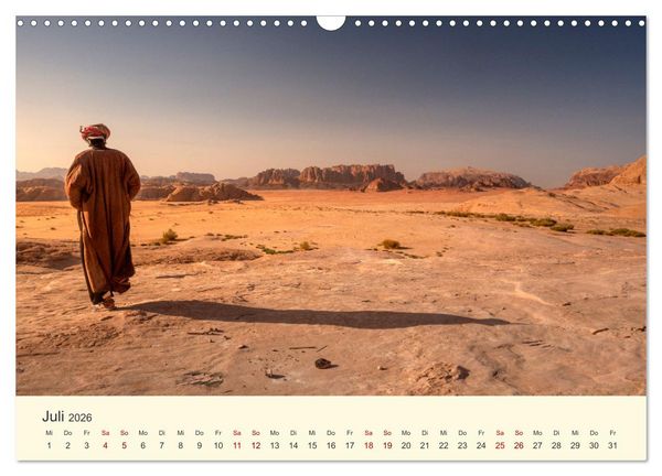 Produktbild: Jordanien Sand, Stein und Salz (Wandkalender 2026 DIN A3 quer), CALVENDO Monatskalender