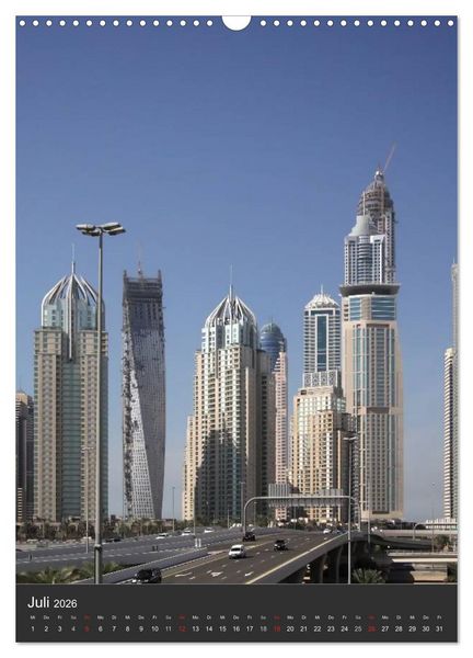 Produktbild: Dubai (Wandkalender 2026 DIN A3 hoch), CALVENDO Monatskalender