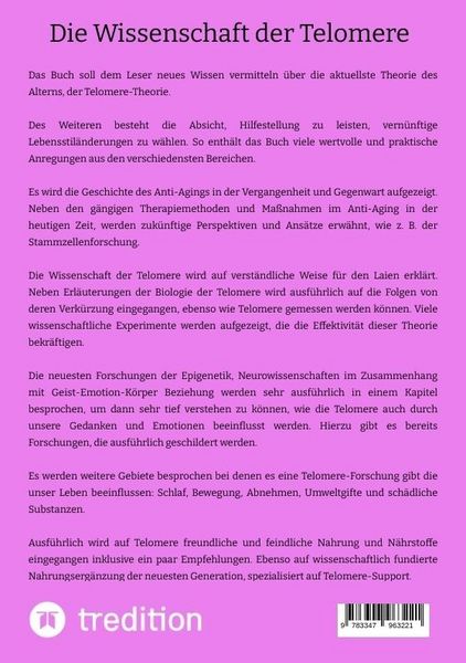 Produktbild: (R)Evolution im Anti-Aging: Die Wissenschaft der Telomere