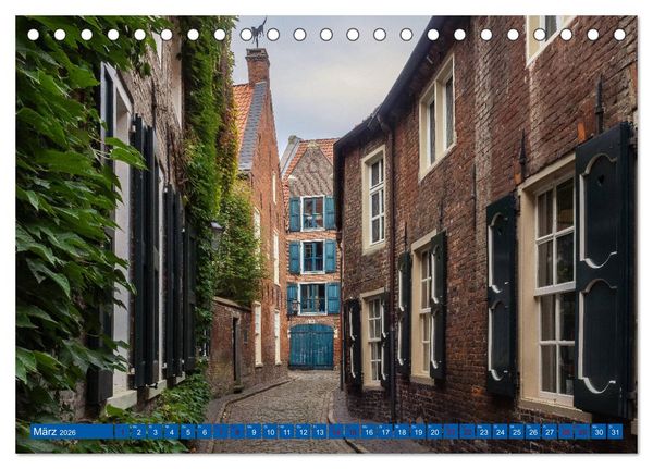 Produktbild: Leer - Das Tor zu Ostfriesland (Tischkalender 2026 DIN A5 quer), CALVENDO Monatskalender