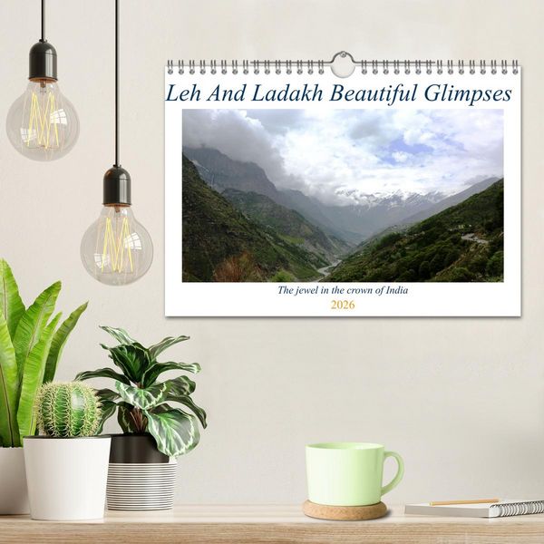 Produktbild: Leh And Ladakh Beautiful Glimpses (Wall Calendar 2026 DIN A4 landscape), CALVENDO 12 Month Wall Calendar
