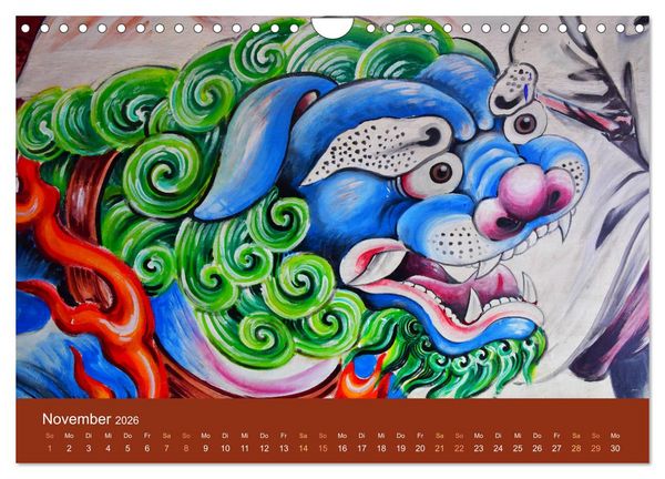 Produktbild: Buddhistische G&ouml;tter, G&ouml;tzen und D&auml;monen (Wandkalender 2026 DIN A4 quer), CALVENDO Monatskalender
