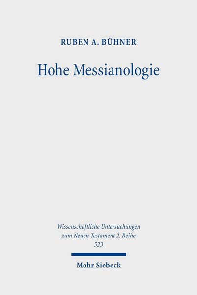 Produktbild: Hohe Messianologie