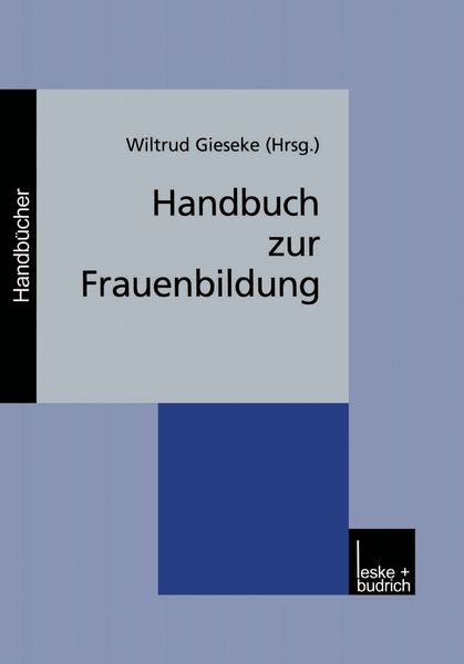 Produktbild: Handbuch zur Frauenbildung