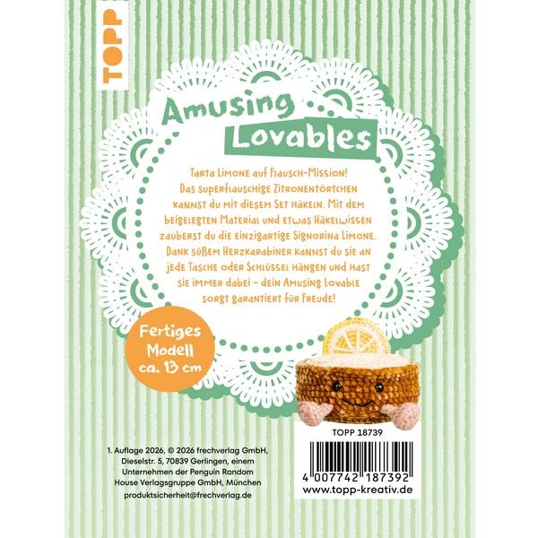Produktbild: Amusing Lovables H&auml;kelset Tarta Limone