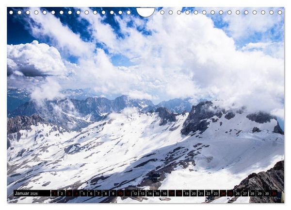 Produktbild: Wundersch&ouml;ne Zugspitzarena (Wandkalender 2026 DIN A4 quer), CALVENDO Monatskalender