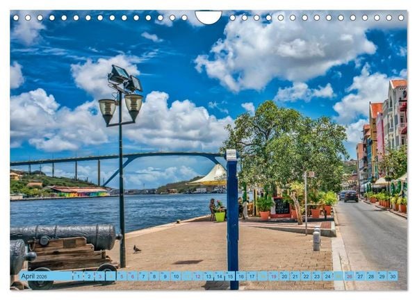 Produktbild: Cura&ccedil;ao - bunte Insel in der Karibik (Wandkalender 2026 DIN A4 quer), CALVENDO Monatskalender