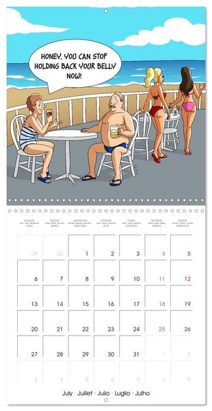 Produktbild: OK, Boomer - Cartoons (Wall Calendar 2026 12 &times; 12 Inch) CALVENDO 12 Month Wall Calendar