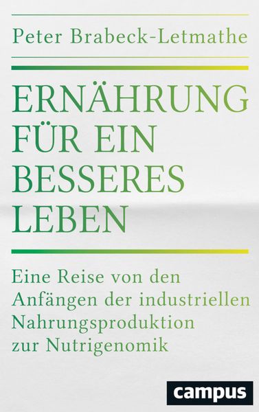Produktbild: Ern&auml;hrung f&uuml;r ein besseres Leben
