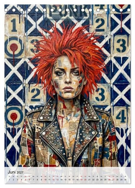 Produktbild: Punk 76 (Tischkalender 2027 DIN A5 hoch), CALVENDO Monatskalender