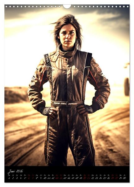 Produktbild: Dirt Race Girls (Wandkalender 2026 DIN A3 hoch), CALVENDO Monatskalender