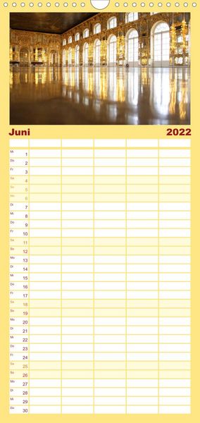Produktbild: Familienplaner Sankt Petersburg (Wandkalender 2022 , 21 cm x 45 cm, hoch)