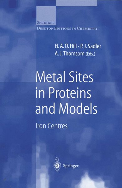 Produktbild: Metal Sites in Proteins and Models