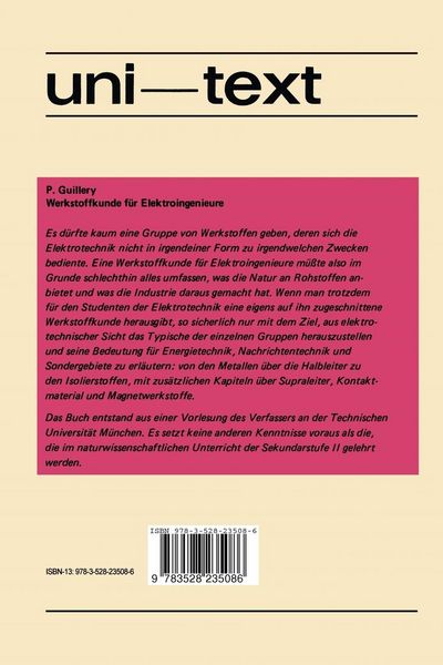 Produktbild: Werkstoffkunde f&uuml;r Elektroingenieure