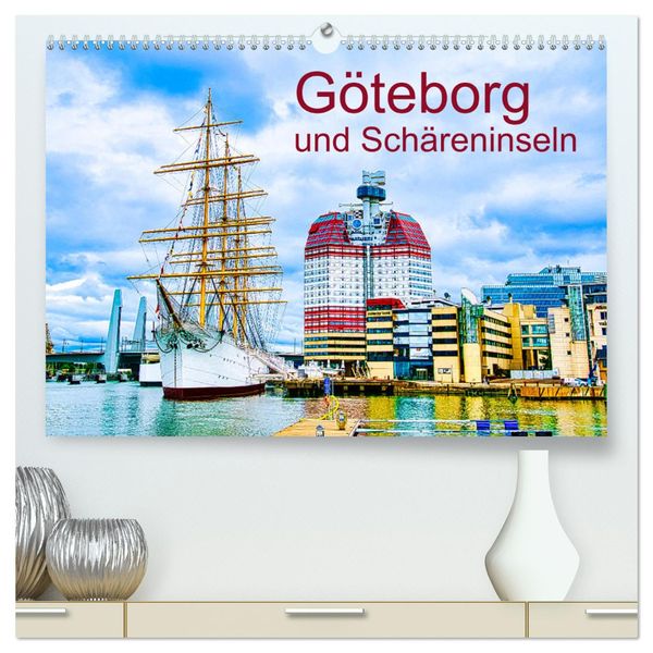 Göteborg und Schäreninseln (hochwertiger Premium Wandkalender 2025 DIN A2 quer), Kunstdruck in Hochglanz