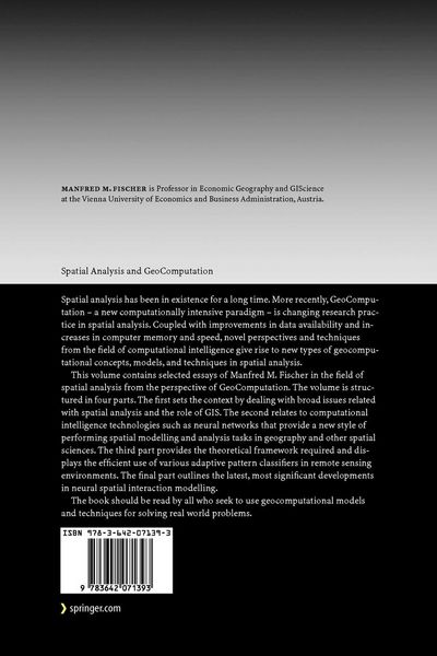 Produktbild: Spatial Analysis and GeoComputation