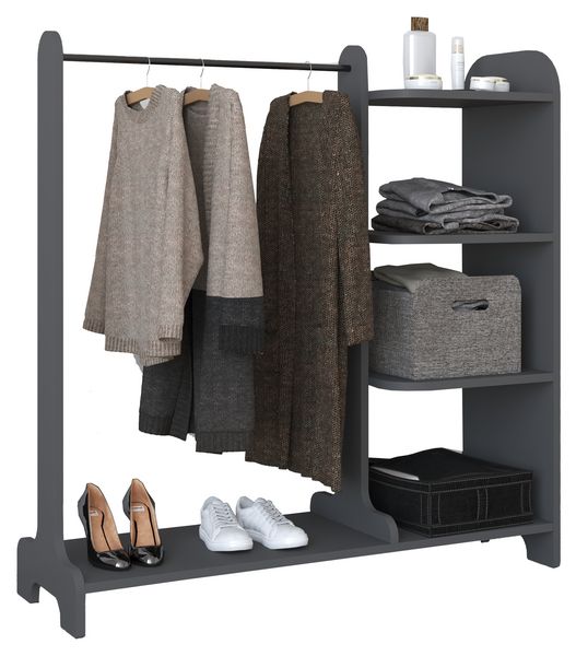 Produktbild: Offener begehbarer Kleiderschrank Regal Lempu M