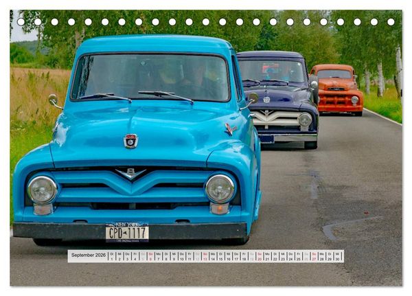 Produktbild: FORD F 1 - F 100 (Tischkalender 2026 DIN A5 quer), CALVENDO Monatskalender