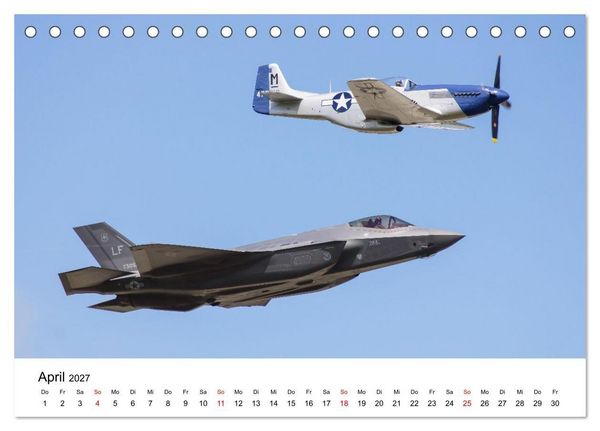 Produktbild: Klassiker der L&uuml;fte (Tischkalender 2027 DIN A5 quer), CALVENDO Monatskalender
