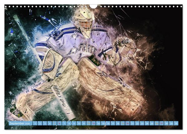 Produktbild: Eishockey - extrem cool (Wandkalender 2026 DIN A3 quer), CALVENDO Monatskalender