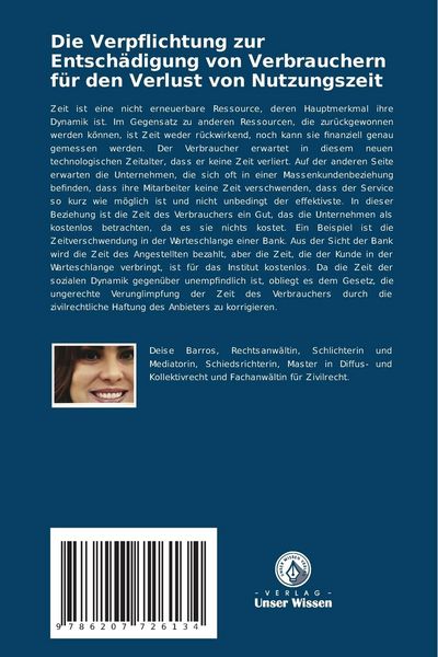 Produktbild: Die Verpflichtung zur Entsch&auml;digung von Verbrauchern f&uuml;r den Verlust von Nutzungszeit