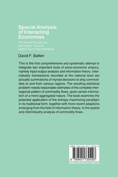 Produktbild: Spatial Analysis of Interacting Economies