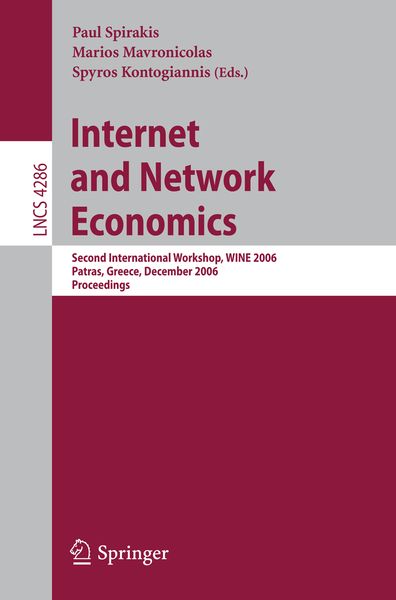 Produktbild: Internet and Network Economics