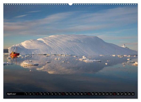 Produktbild: Ilulissat Eisfjord, Gr&ouml;nland. EIS - FORM UND LICHT (Wandkalender 2027 DIN A2 quer), CALVENDO Monatskalender