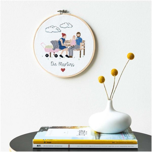 Produktbild: Stickpackung Figurico Young Family