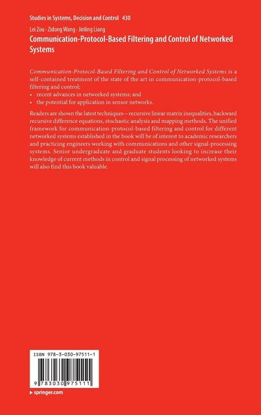 Produktbild: Communication-Protocol-Based Filtering and Control of Networked Systems