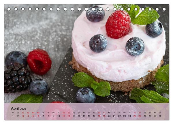 Produktbild: Jeden Monat lecker (Tischkalender 2026 DIN A5 quer), CALVENDO Monatskalender