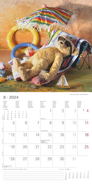  Teddy 2022 - Broschürenkalender 30x30 cm (30x60