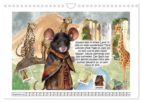 Produktbild: Mausgewitzt - Wo lebt die Maus? (Wandkalender 2026 DIN A4 quer), CALVENDO Monatskalender