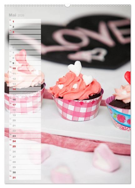Produktbild: S&uuml;&szlig;e Versuchungen / Geburtstagskalender (Wandkalender 2026 DIN A2 hoch), CALVENDO Monatskalender