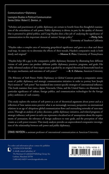 Produktbild: Rhetoric of Soft Power