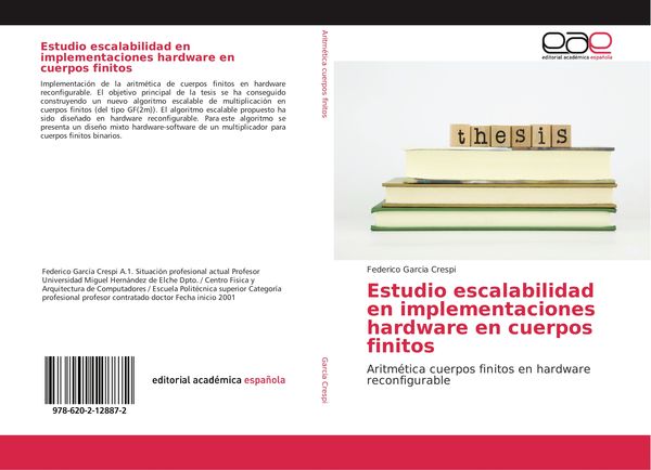 Produktbild: Estudio escalabilidad en implementaciones hardware en cuerpos finitos