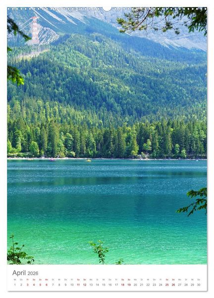 Produktbild: Alpenseen (Wandkalender 2026 DIN A2 hoch), CALVENDO Monatskalender