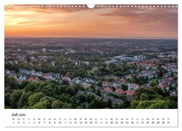 Produktbild: BIELEFELD aus der Vogelperspektive (Wandkalender 2026 DIN A3 quer), CALVENDO Monatskalender
